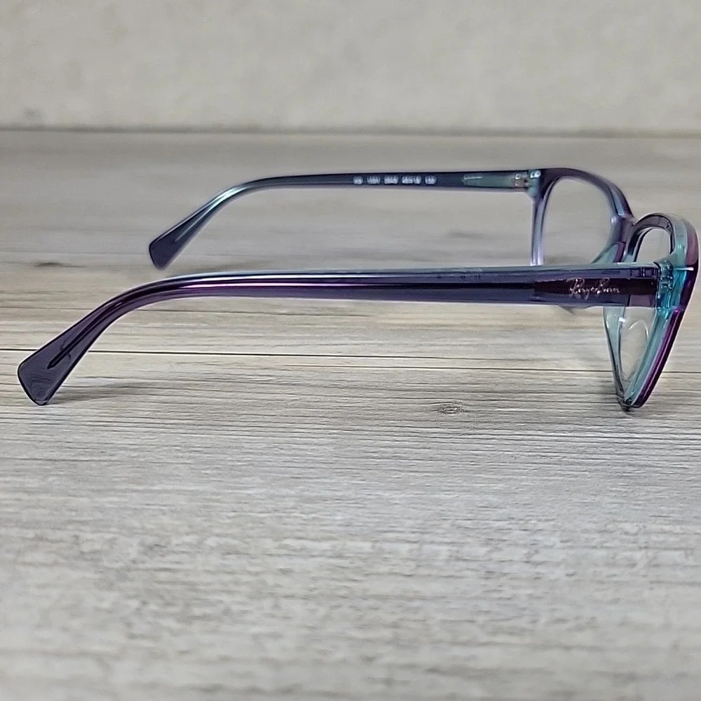 Ray-Ban RB 1591 3945 Kids Eyeglasses Frames Only Top Light Blue Violet 48-16 130